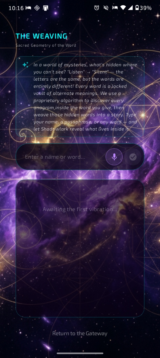 Mobile Narrative Engine